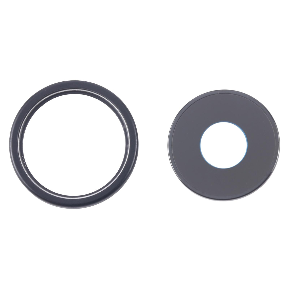 Anillo de cámara trasera de repuesto para iPhone 16e con lente - Negro