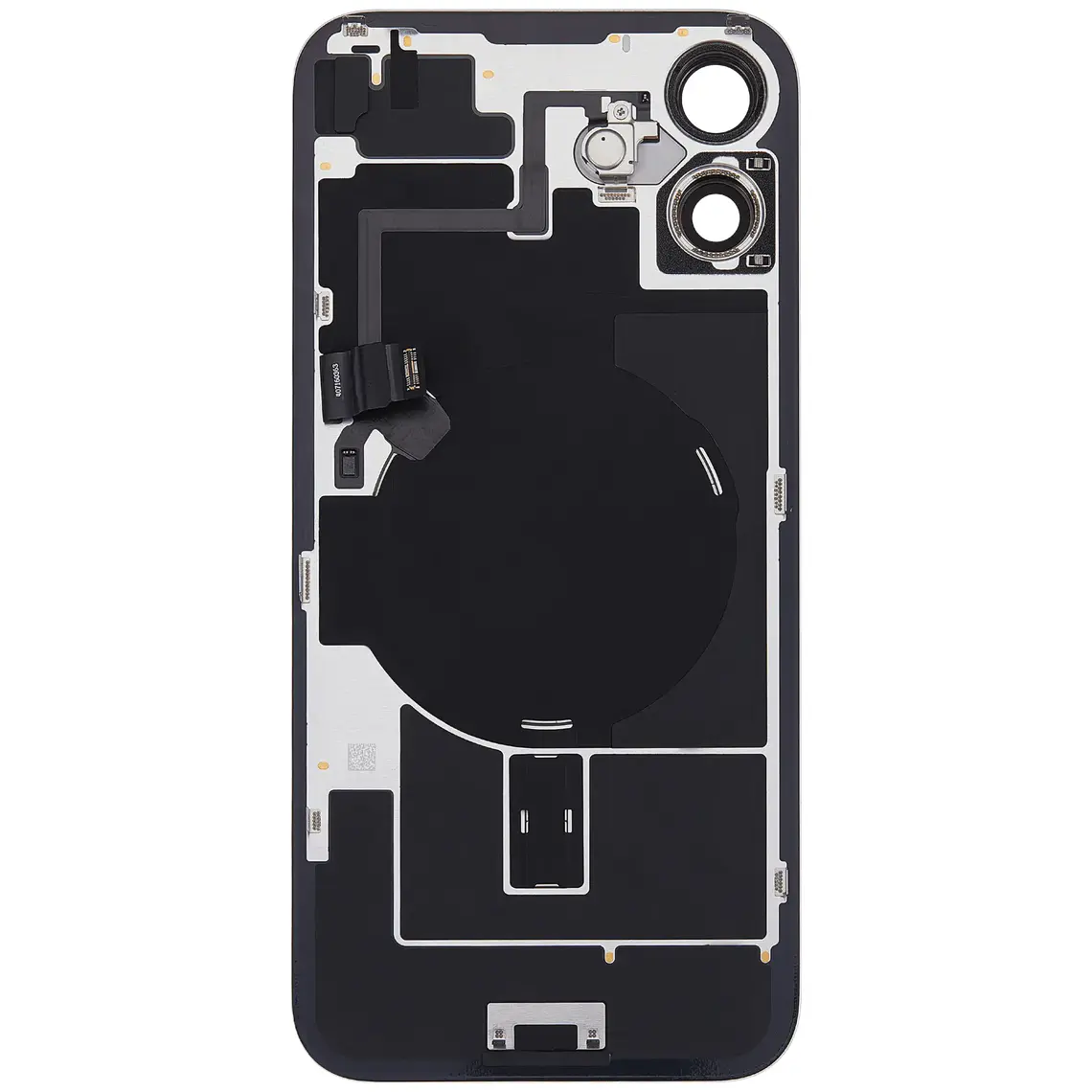 Repuesto para la parte trasera de cristal del iPhone 16 Plus (original) - Blanco