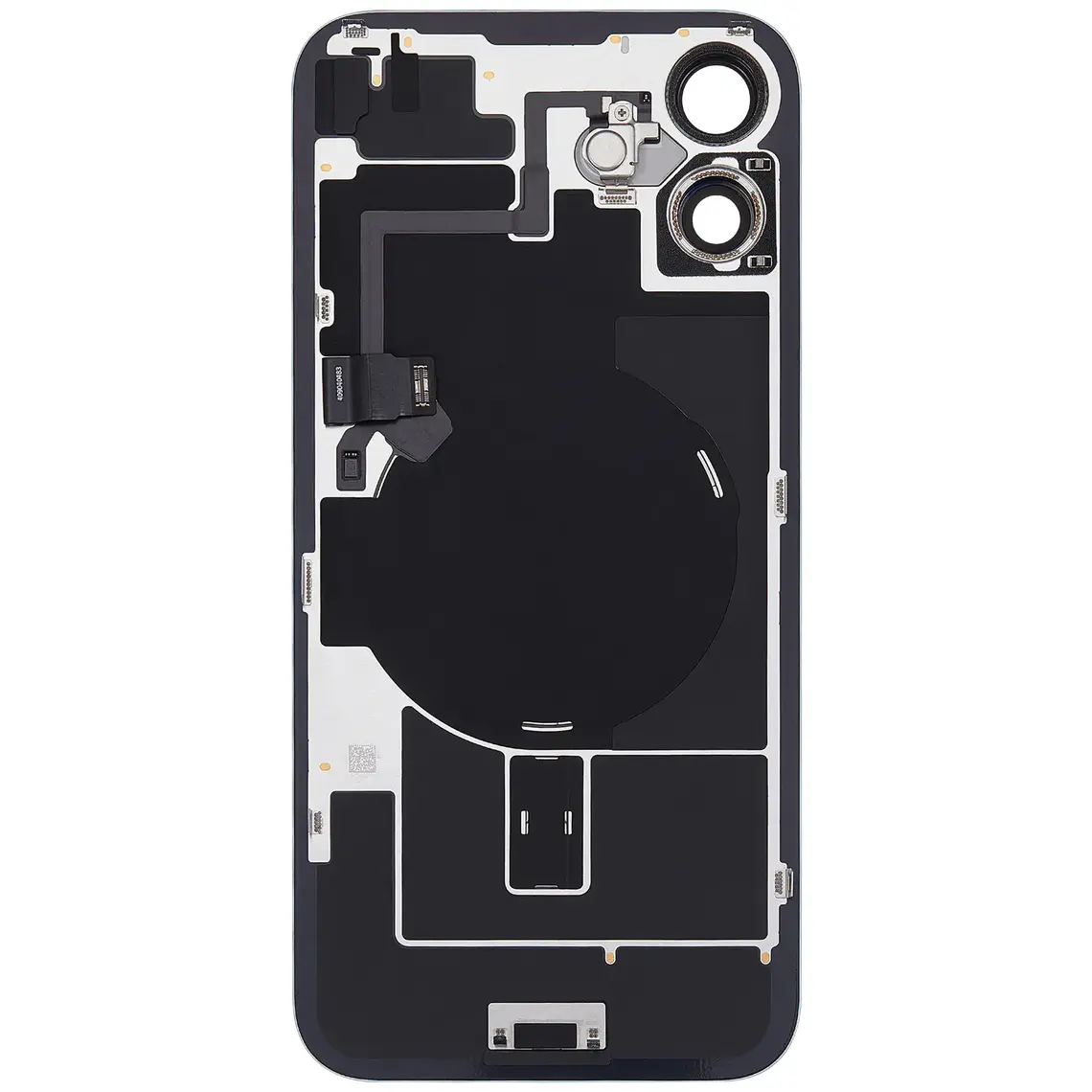 Repuesto para la parte trasera de cristal del iPhone 16 Plus (original) - Verde azulado