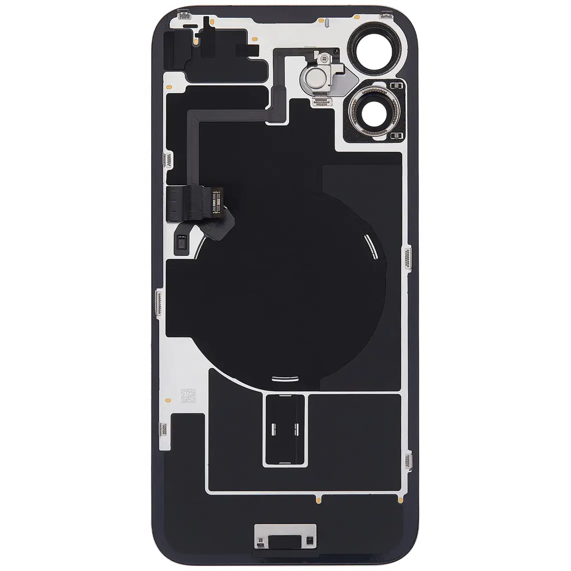 Repuesto para la parte trasera de cristal del iPhone 16 Plus (original) - Rosa