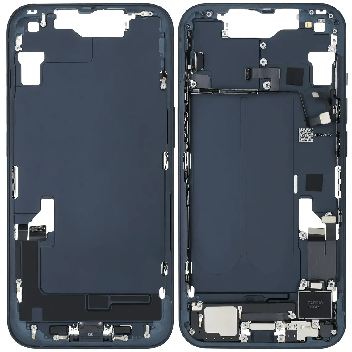 Repuesto para el marco de la carcasa central del iPhone 14 - Medianoche