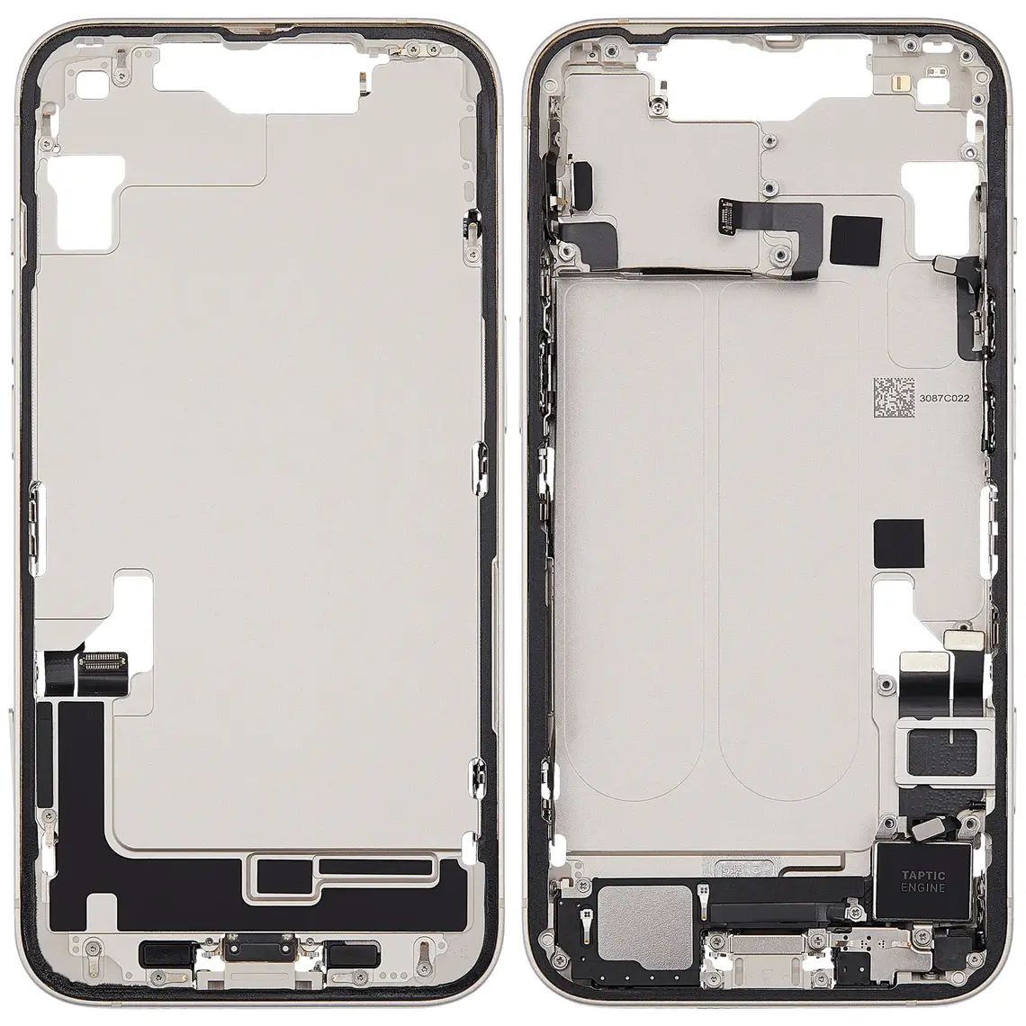 Repuesto para el marco de la carcasa central del iPhone 14 - Starlight