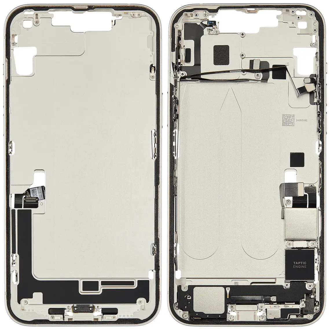 Repuesto para el marco de la carcasa central del iPhone 14 Plus - Starlight