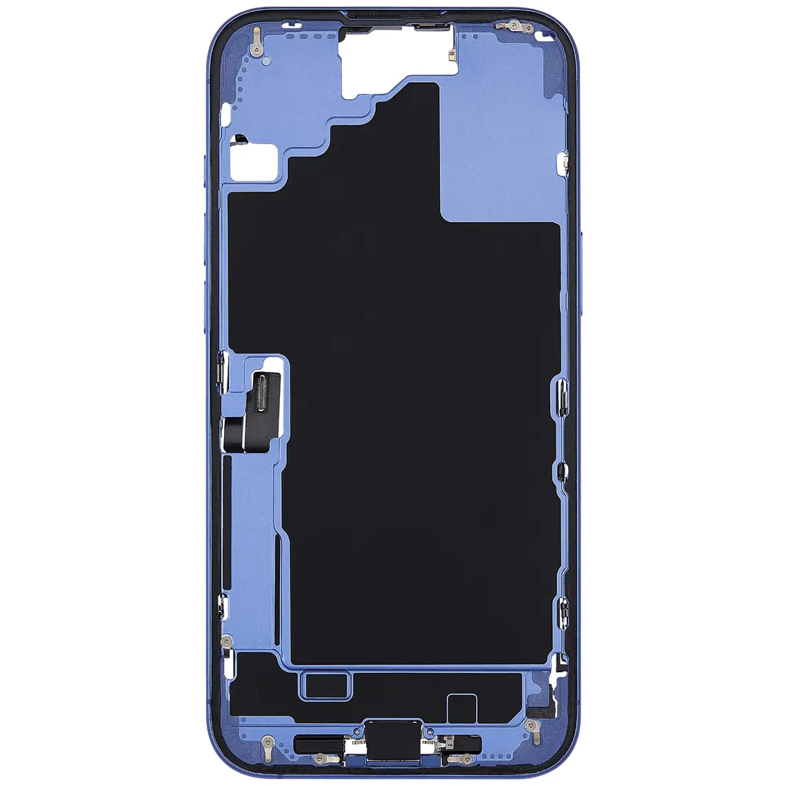 Repuesto para el marco de la carcasa central del iPhone 16 Plus - Ultramar