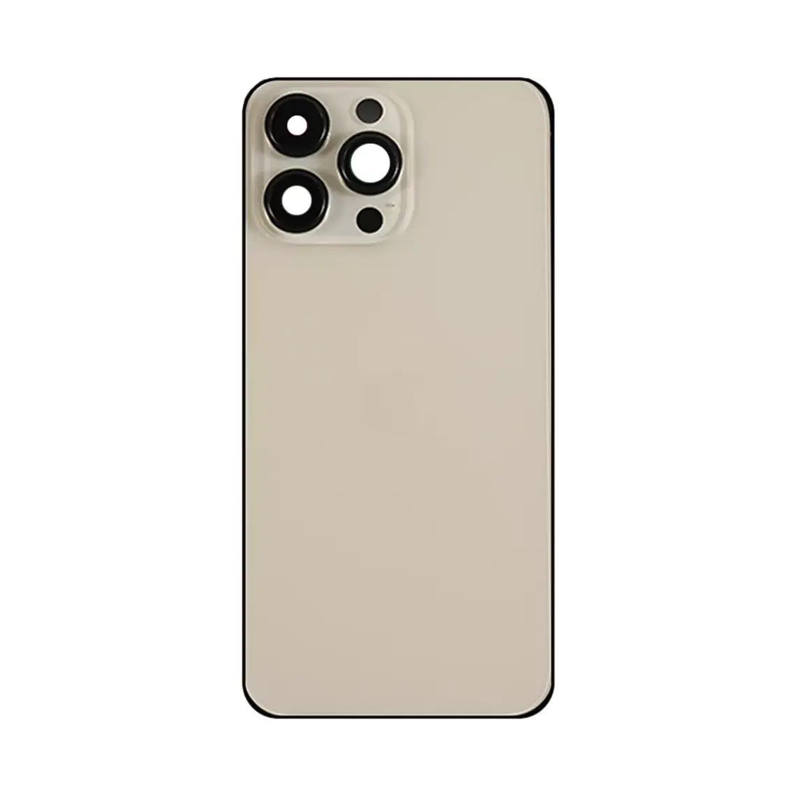 Carcasa trasera de repuesto con marco para iPhone 14 Pro Max (color dorado)