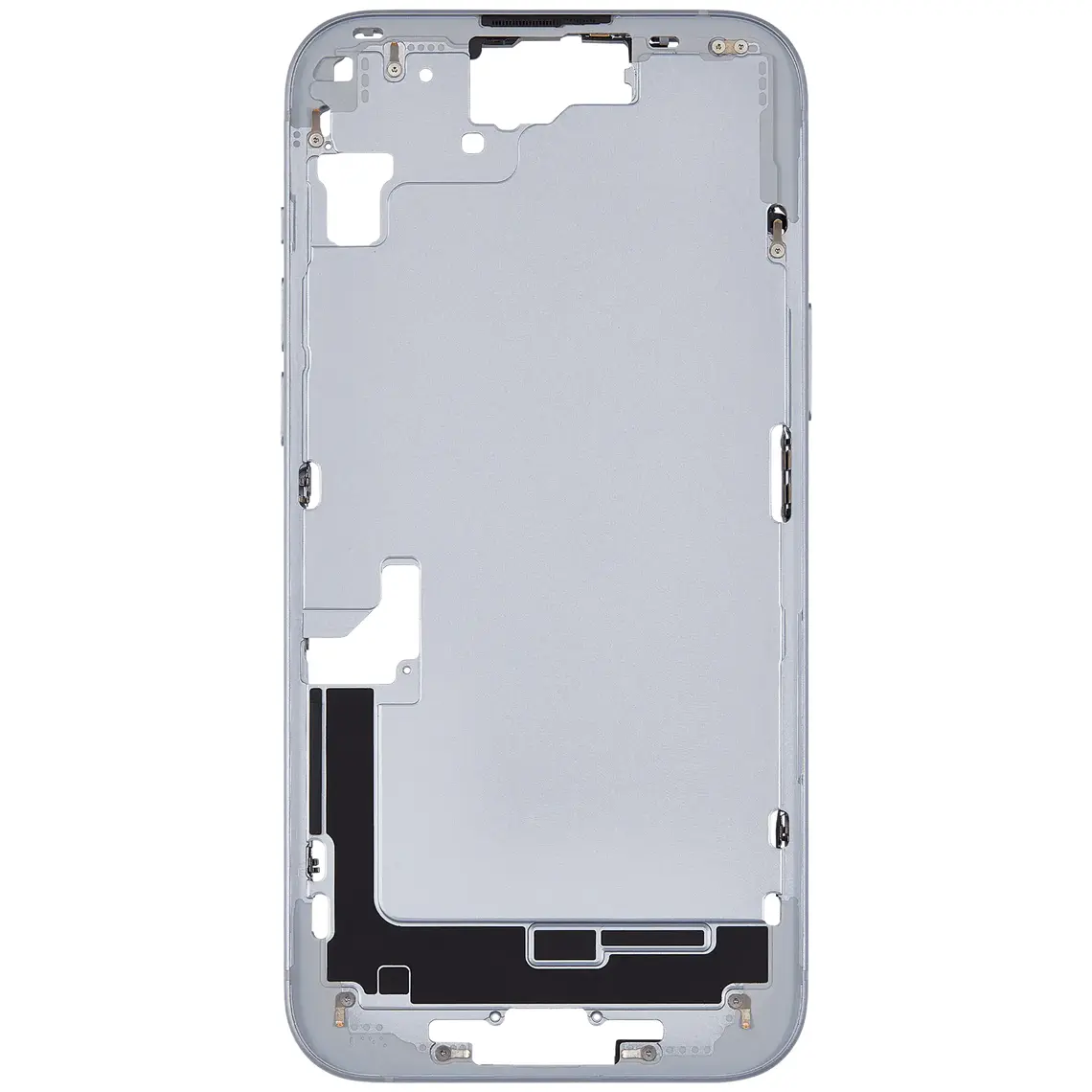 Repuesto para la carcasa central del iPhone 15 Plus - Azul