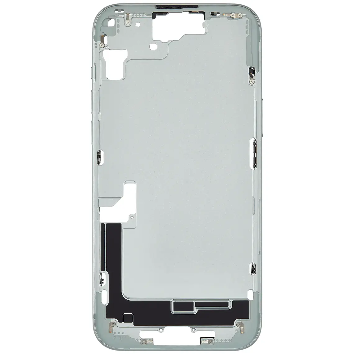 Repuesto para la carcasa central del iPhone 15 Plus - Verde