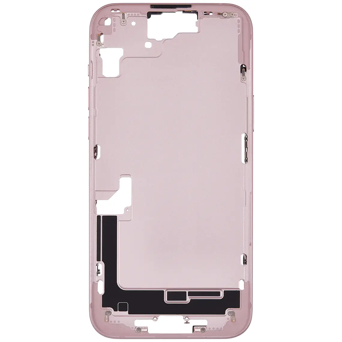 Repuesto para la carcasa central del iPhone 15 Plus - Rosa