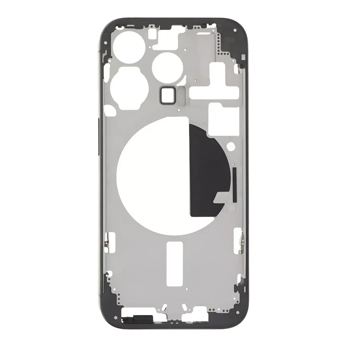 Carcasa de repuesto para iPhone 15 Pro Mid - Negra
