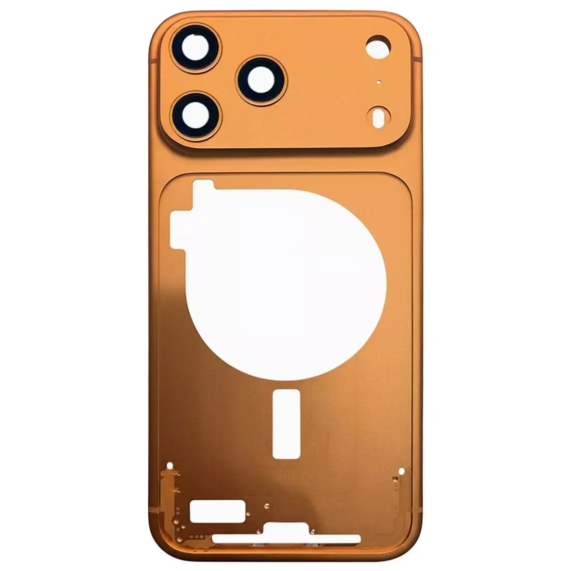 Marco central de repuesto para iPhone 17 Pro Max - Naranja Cósmico