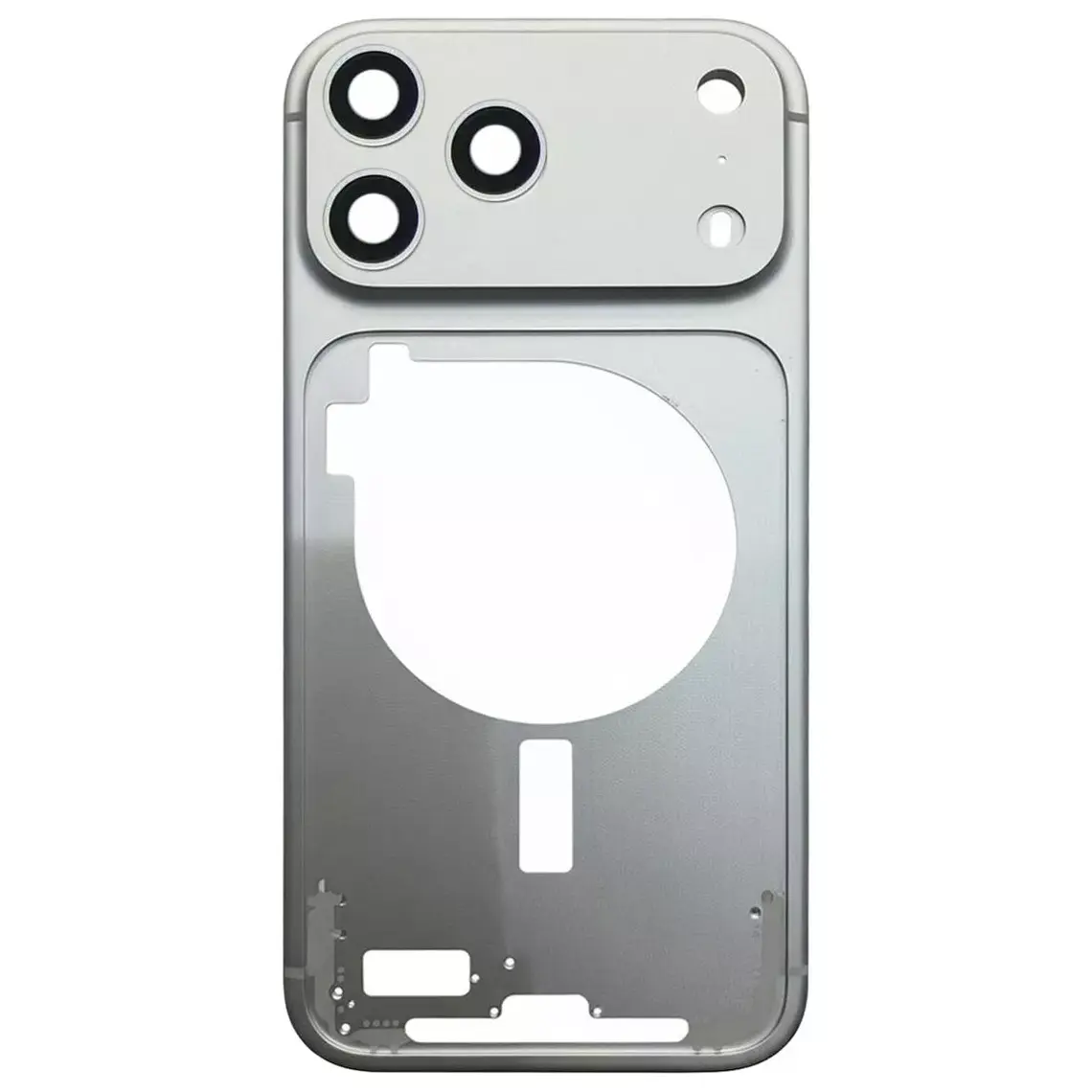 Marco central de repuesto para iPhone 17 Pro Max - Plateado