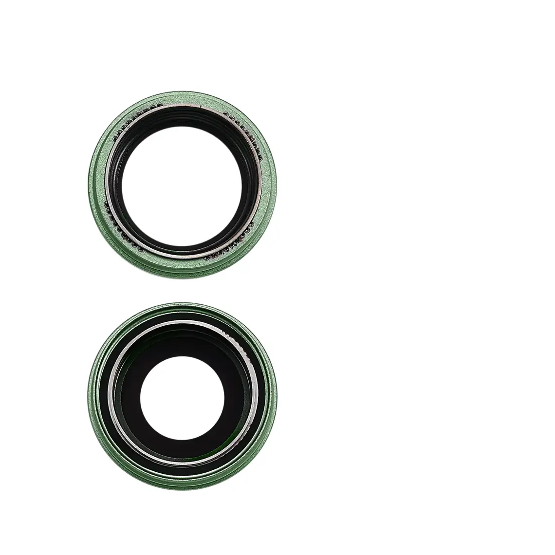 Lente de repuesto para la cámara trasera del iPhone 17 con soporte y bisel - Sage
