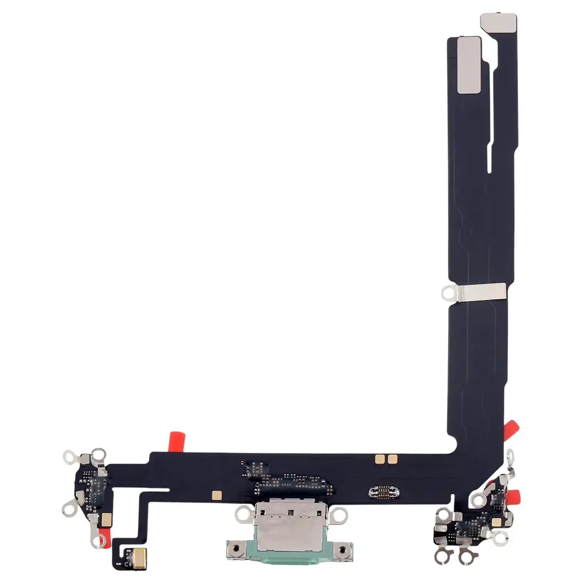 Cable flexible del puerto de carga (verde azulado) | Repuestos para iPhone 16 Plus