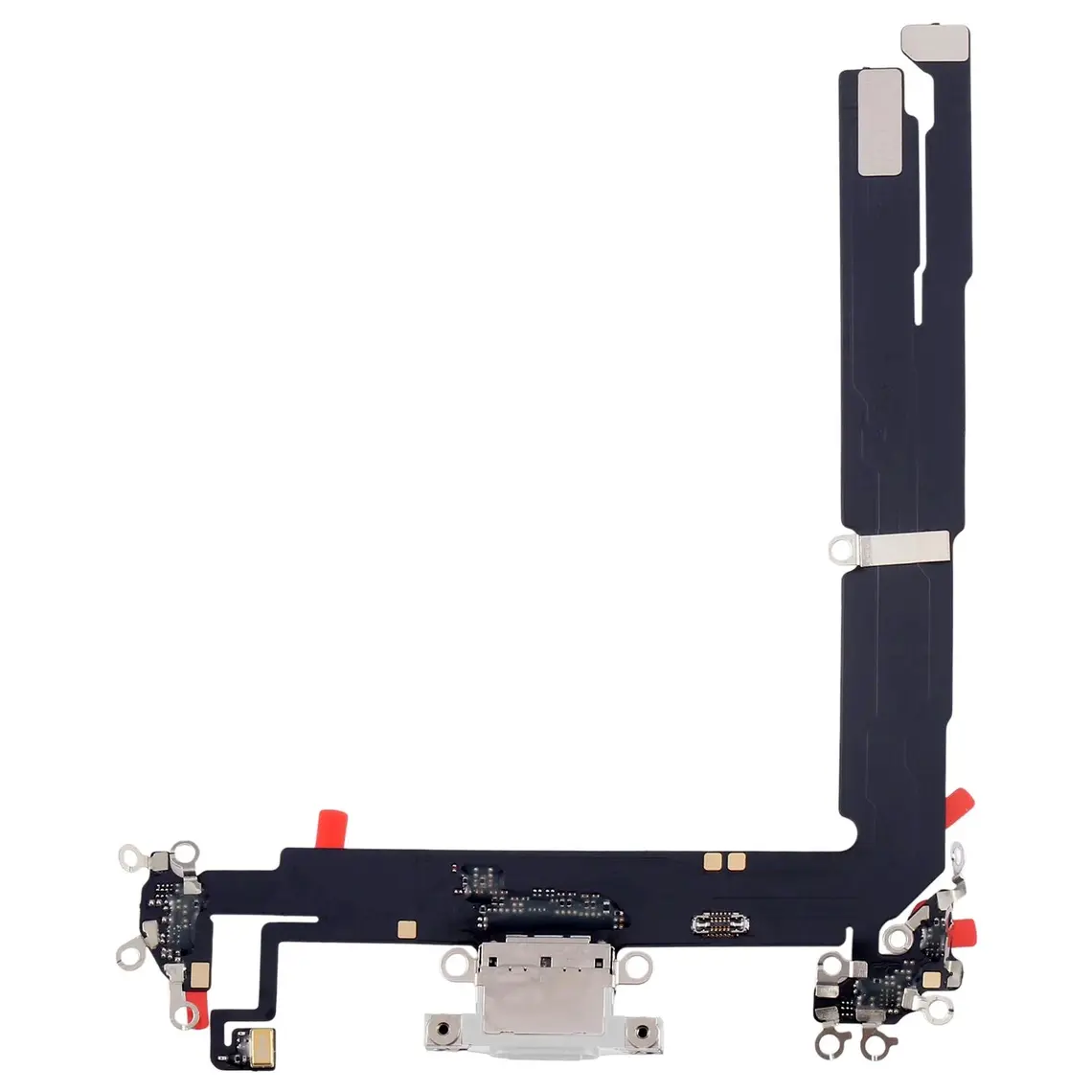 Cable flexible del puerto de carga (blanco) | Repuestos para iPhone 16 Plus