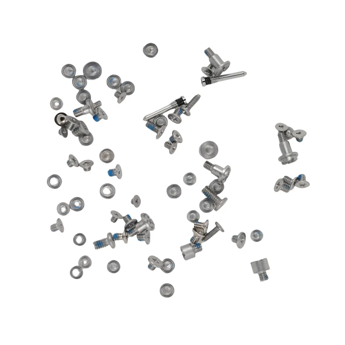 Juego completo de tornillos (plateado) | Pieza de repuesto para iPhone 16 Pro