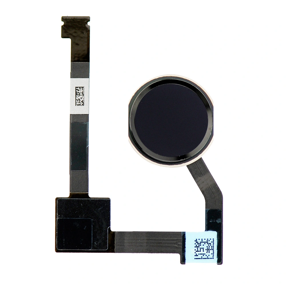 Botón de inicio de repuesto para iPad Air 2 / iPad Mini 4 / iPad Pro de 12,9" con cable flexible - Negro