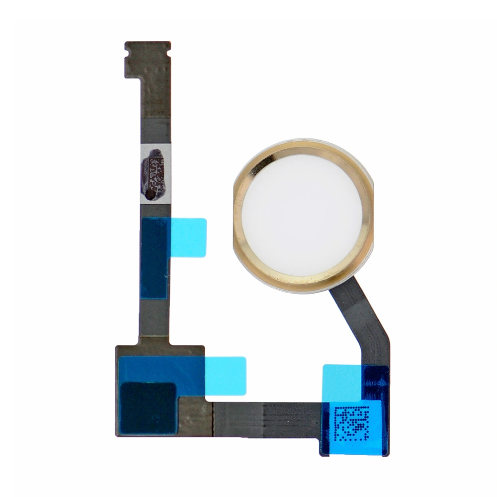 Botón de inicio de repuesto para iPad Air 2/iPad mini 4/iPad Pro de 12,9" con cable flexible - Dorado