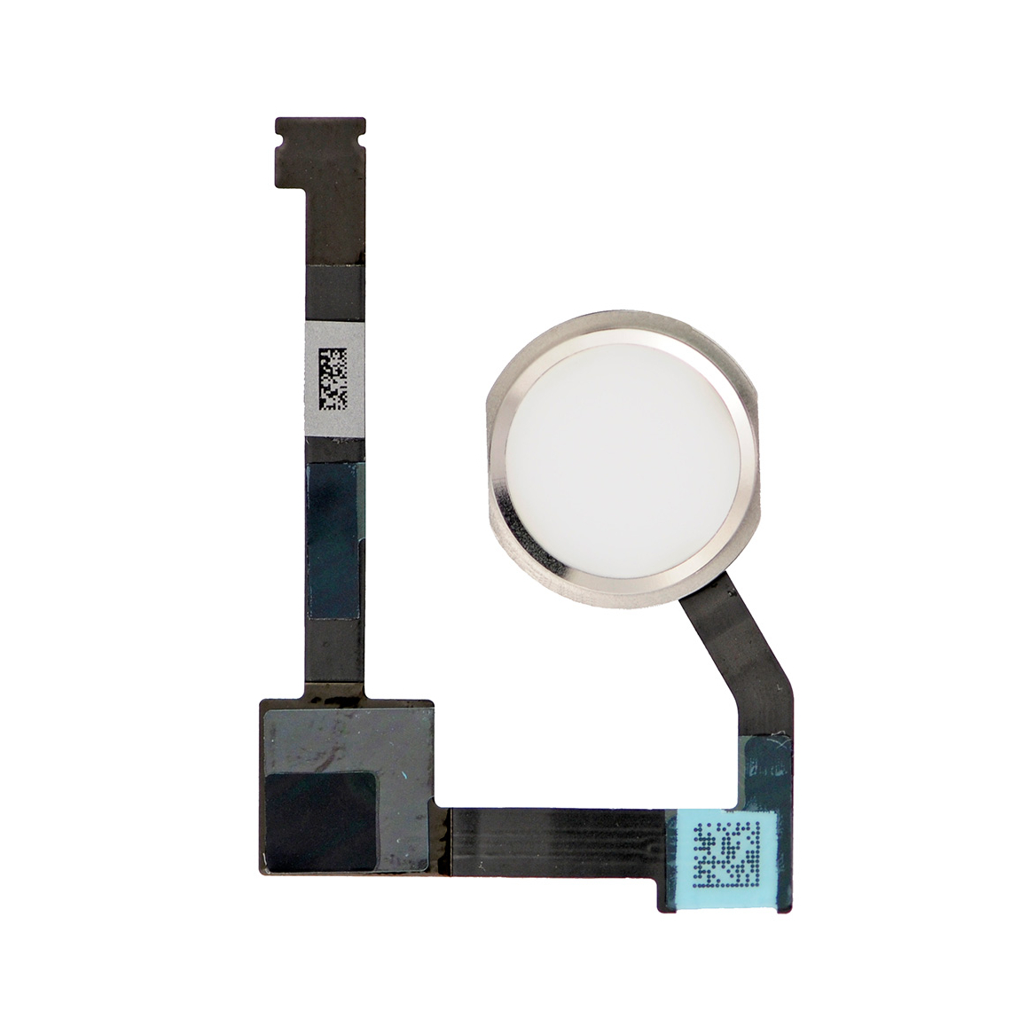 Botón de inicio de repuesto para iPad Air 2 / iPad Mini 4 / iPad Pro de 12,9" con cable flexible - Plateado