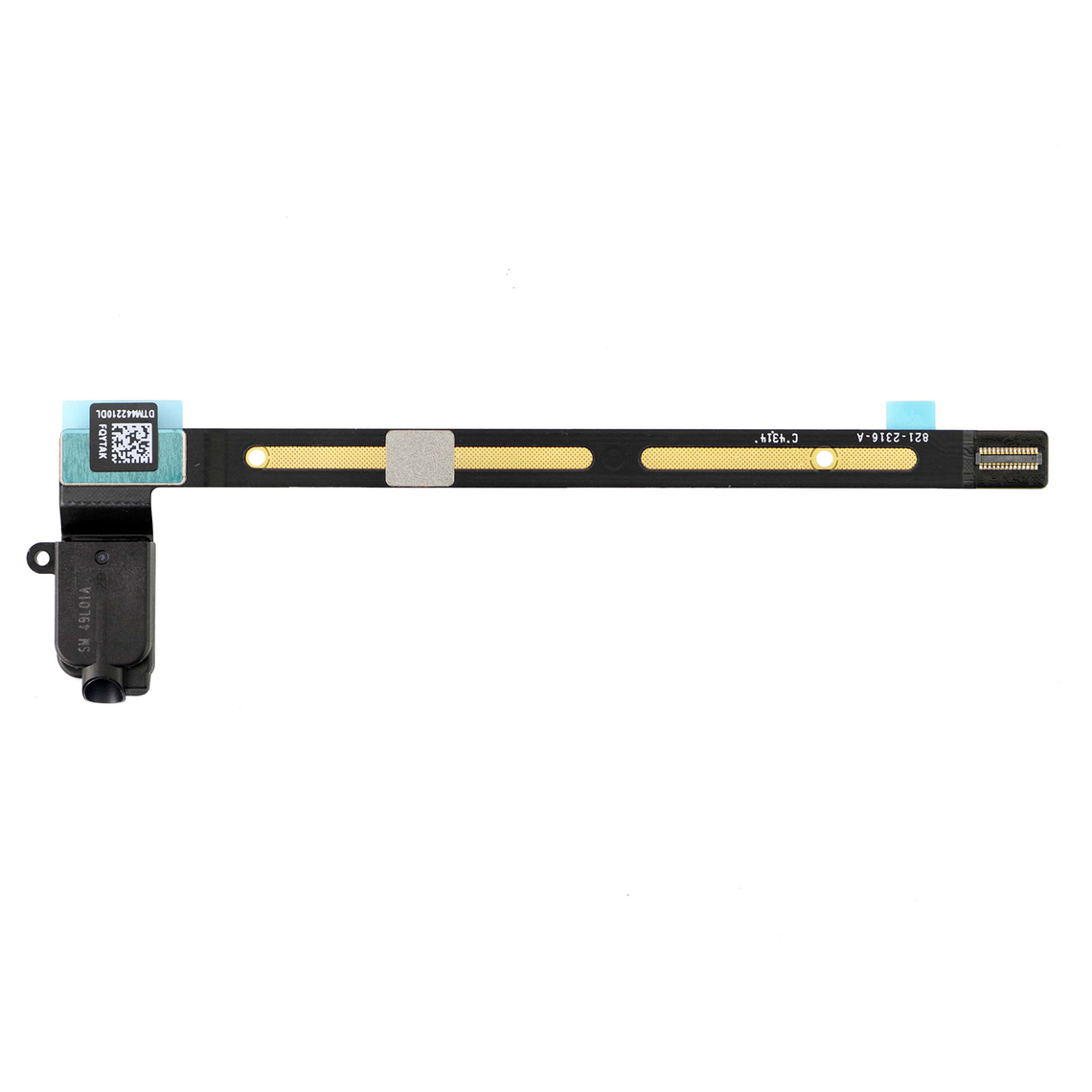 Cable flexible de repuesto para el conector de auriculares de audio del iPad Air 2 versión 4G - Negro