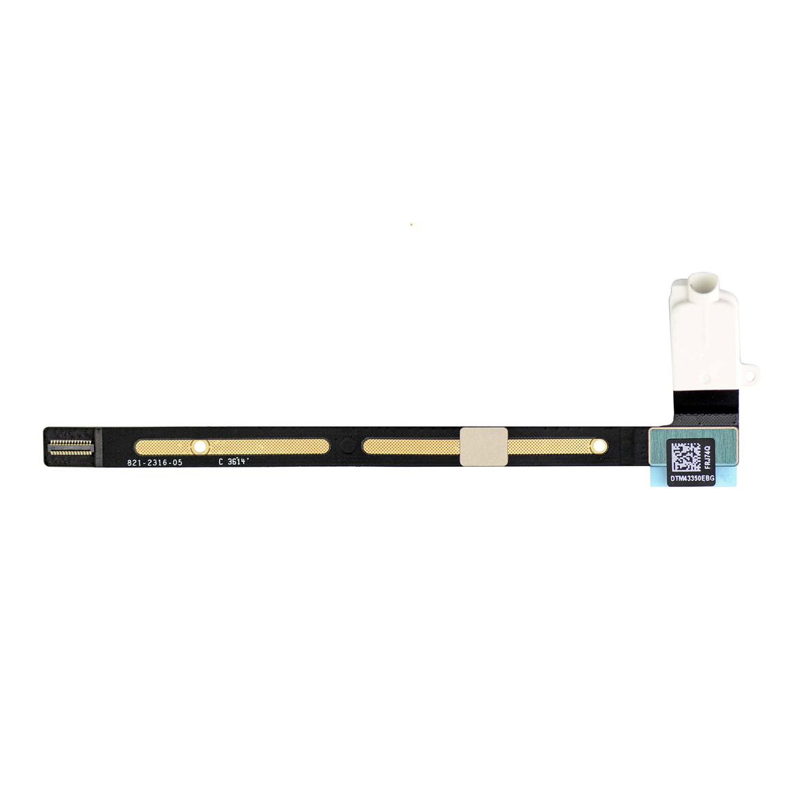 Cable flexible de repuesto para el conector de auriculares de audio del iPad Air 2 versión 4G - Blanco