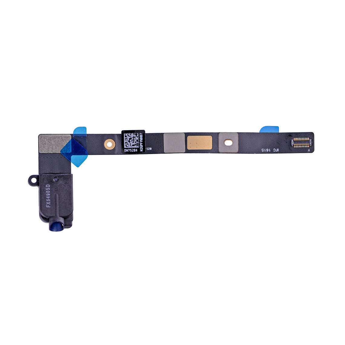 Cable flexible de repuesto para conector de auriculares del iPad Mini 4 versión 4G - Negro