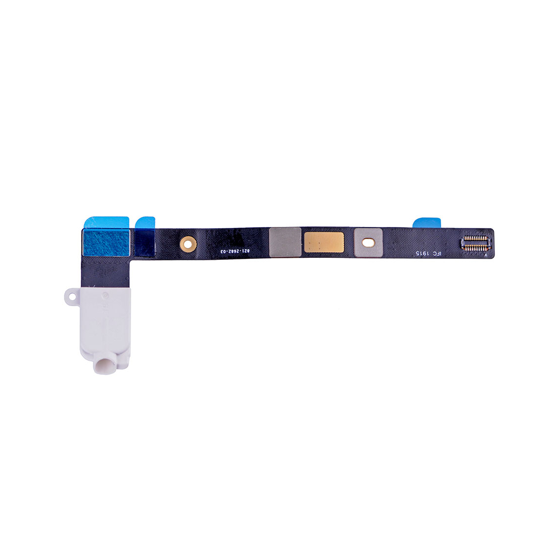 Cable flexible de repuesto para conector de auriculares del iPad Mini 4 versión 4G - Blanco