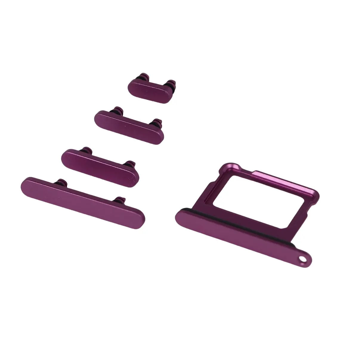 Bandeja SIM con botones laterales (rosa) | Repuestos para iPhone 16