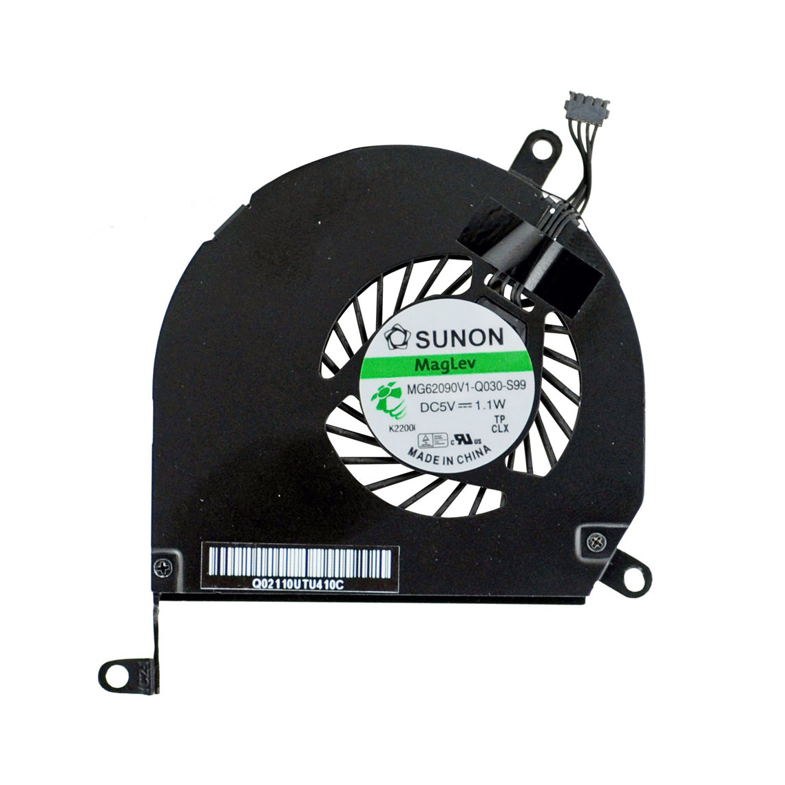 Ventilador izquierdo de la CPU para MacBook Pro Unibody de 15" A1286 (finales de 2008 - mediados de 2012)